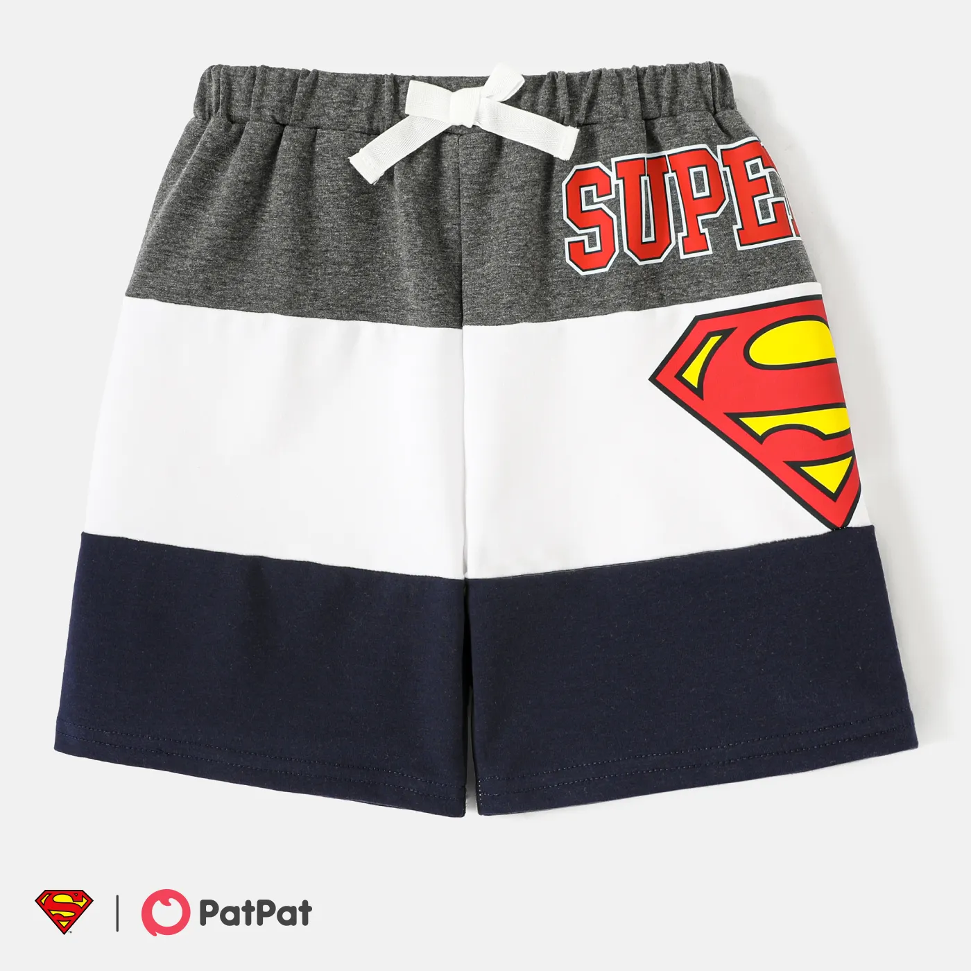 Justice League Toddler/Kid Boy Color Block Shorts Tibetan blue