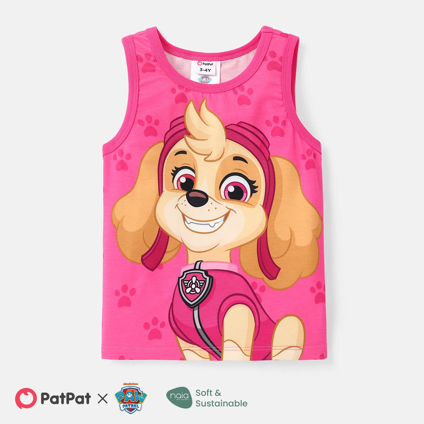PAW باترول طفل صغير صبي طباعة شخصية نايا™ تانك توب روزو