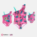 L.O.L. Surprise Mommy and Me Allover Print One Shoulder Ruffled One-piece Swimsuit  image 1