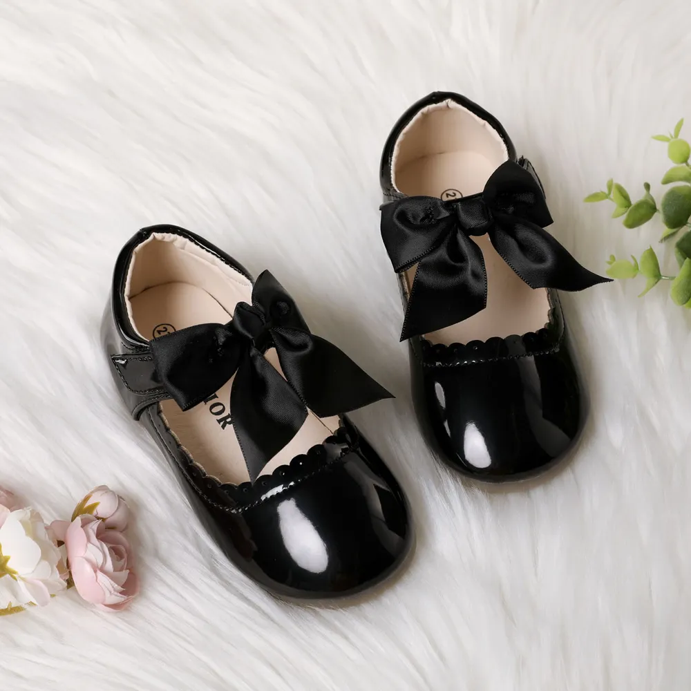 Bambino piccolo Ragazza Dolce Tinta unita Scarpe in pelle big image 8