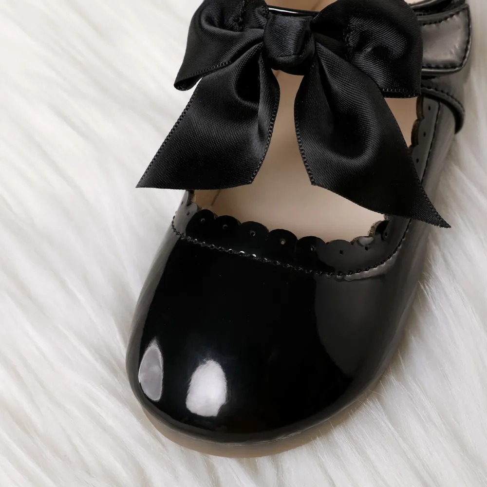 Bambino piccolo Ragazza Dolce Tinta unita Scarpe in pelle big image 5