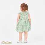 Baby Girl 100% Cotton Allover Print Statement Collar Tank Dress  image 4