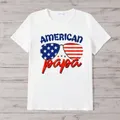 Independence Day Family Matching Short-sleeve Tops  image 3