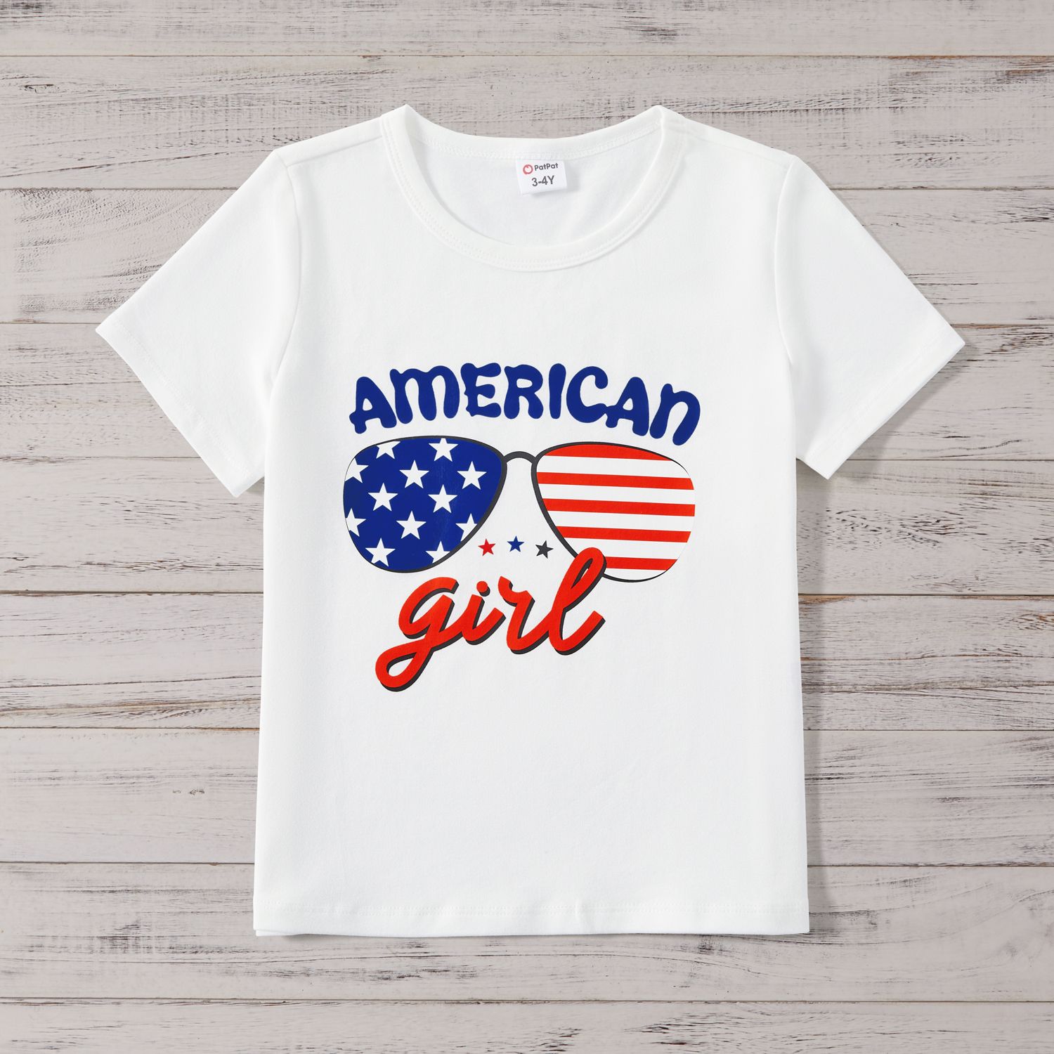 Independence Day Family Matching Cotton Short-sleeve Tee