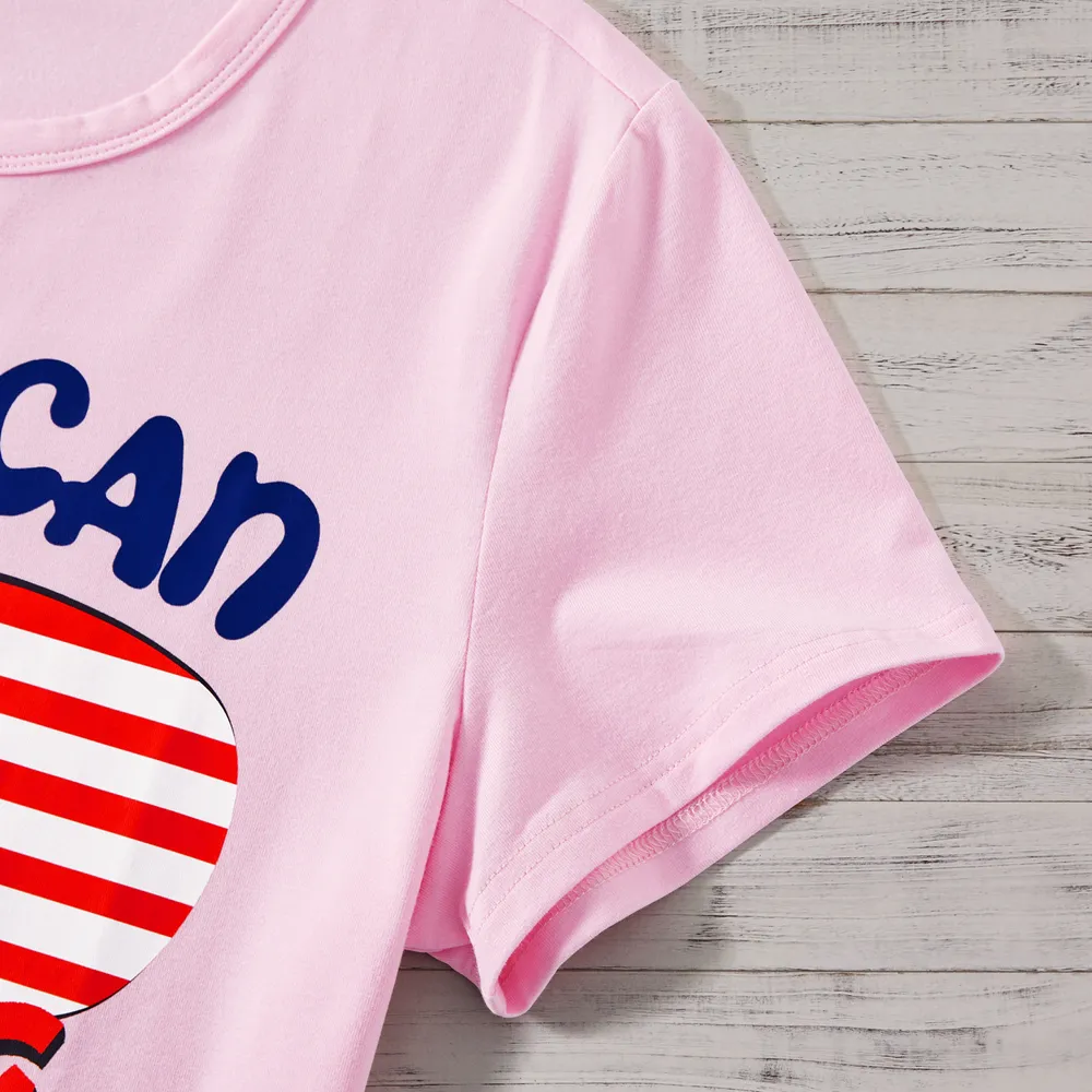 Independence Day Family Matching Short-sleeve Tops big image 7