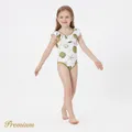 小童 女 荷葉邊 優雅 泳衣  image 2