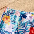 Family Matching Plant Print Crisscross Front Two-piece Swimsuit or Swim Trunks Shorts  image 4