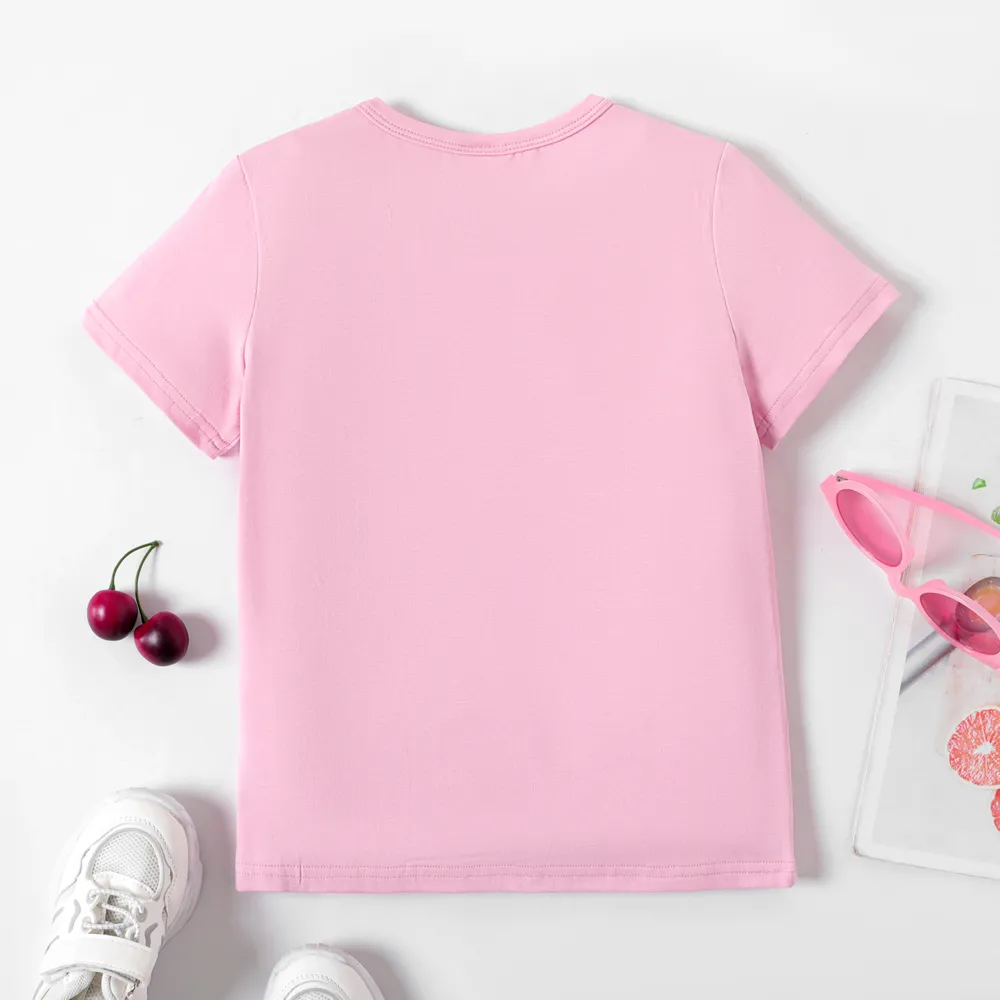 Kid Girl/Boy Fruit Patched Detail Short-sleeve Cotton Tee  big image 4
