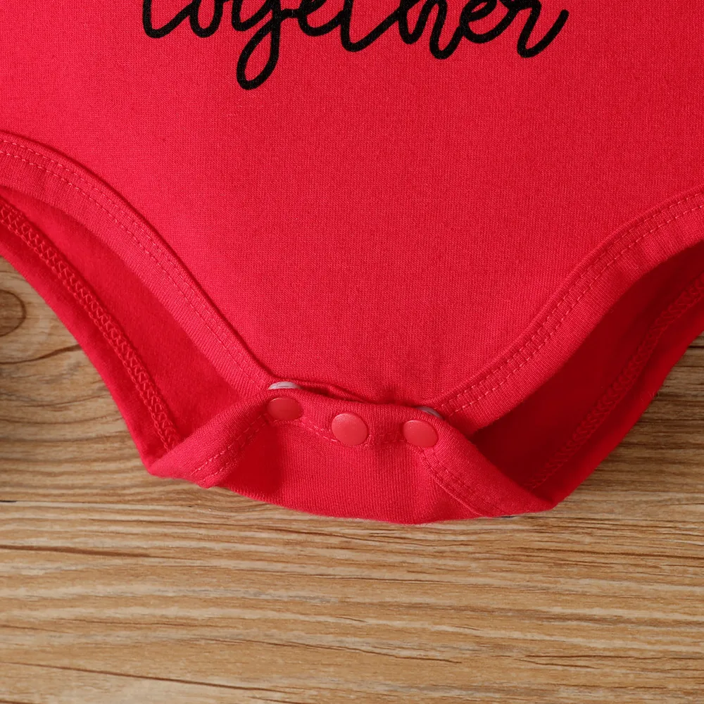 Father's Day Baby Girl/Boy Letter Print Short-sleeve Bodysuit big image 6