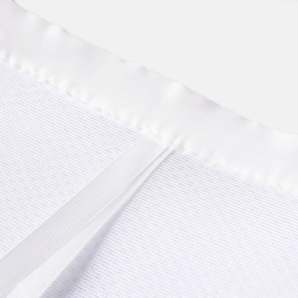 Breathable Mesh Crib Rail Guard Covers Fits Four-Sided Slatted Crib big image 9