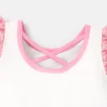 لوني تونز - رومبير قطني بأكمام طويلة مزين بالدانتيل للفتيات الصغيرات  image 6