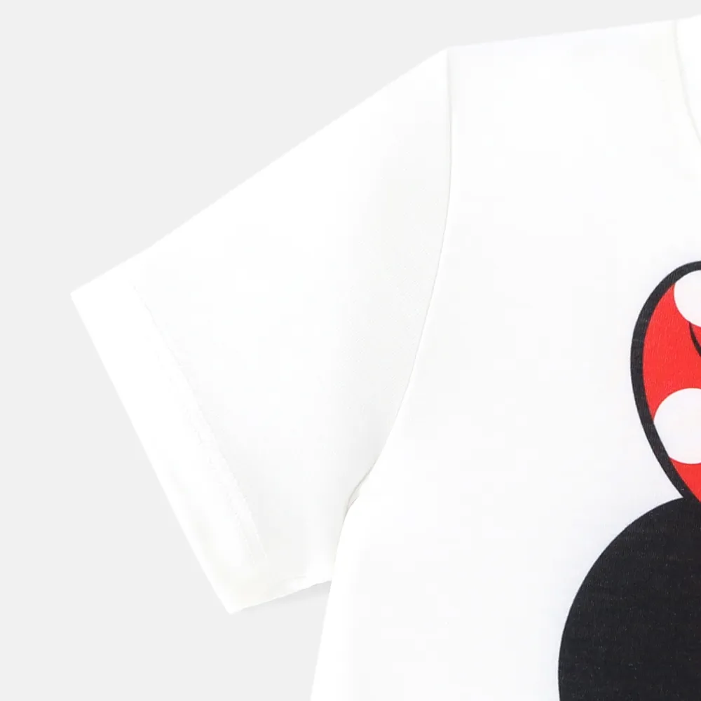 Disney Mickey and Friends Toddler/Kid Girl/Boy Character & Letter Print Naia™ Short-sleeve Tee big image 4