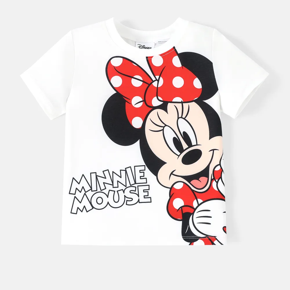 Disney Mickey and Friends Toddler/Kid Girl/Boy Character & Letter Print Naia™ Short-sleeve Tee big image 8