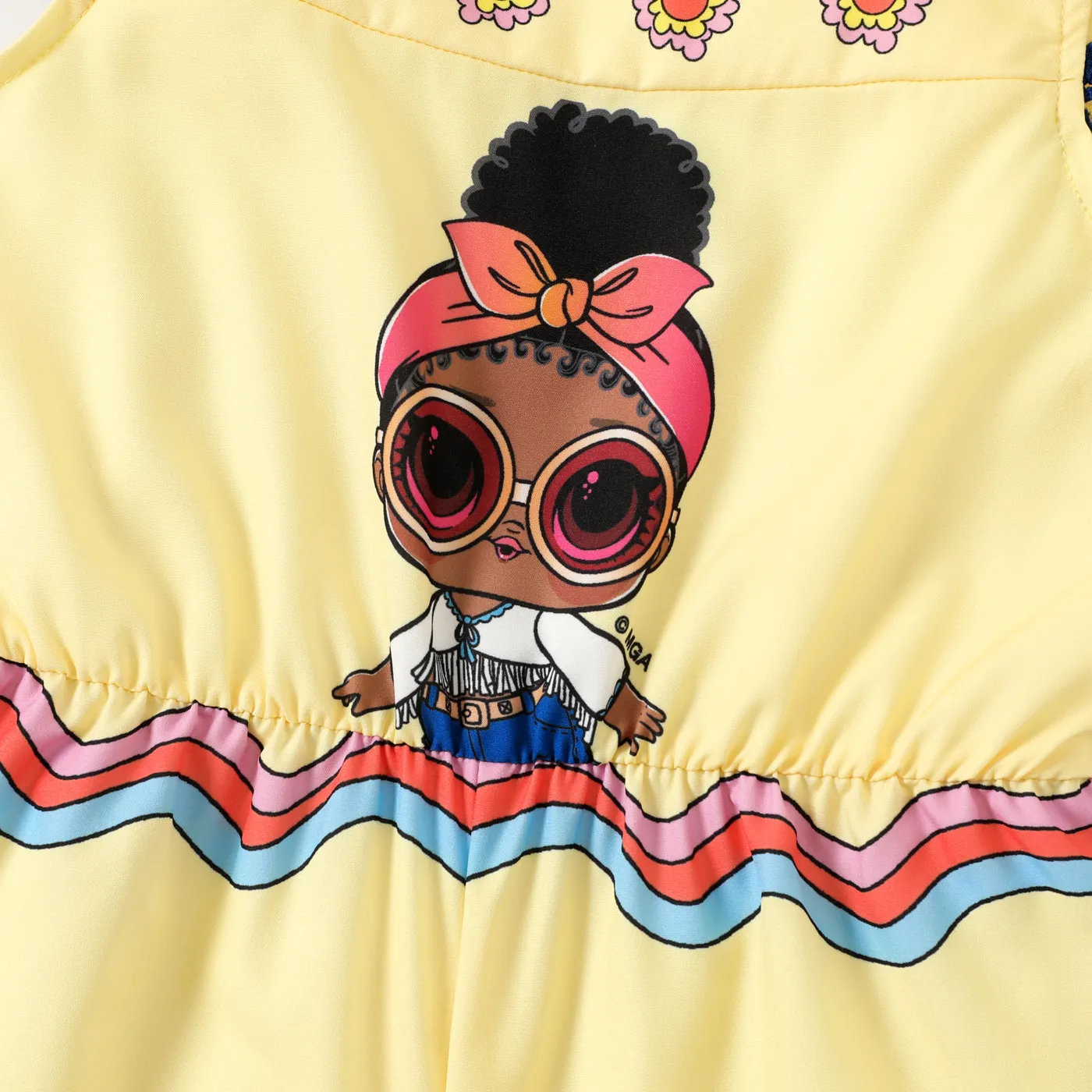 L.O.L. SURPRESA! Kid Girl Boho Flutter-manga Romper  image 3
