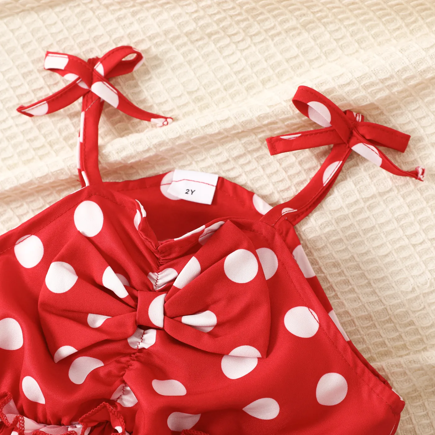 2 unidades Criança Menina Avant-garde conjuntos de camisetas Vermelho image 4