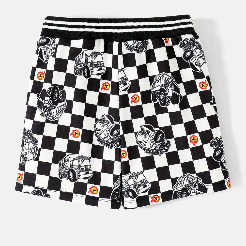 Tonka Toddler Boy Plaid/Letter Print Naia™ Shorts big image 4