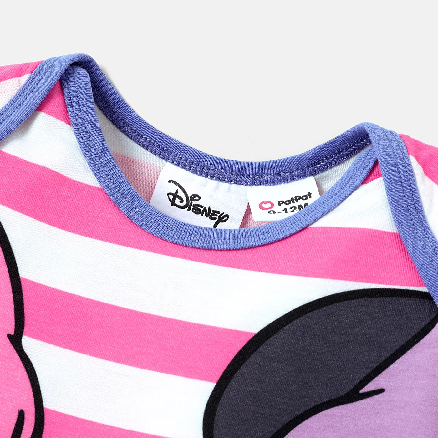 Disney Mickey and Friends Baby Girl/Boy Naia™ Character Print Short-sleeve Jumpsuit  image 5