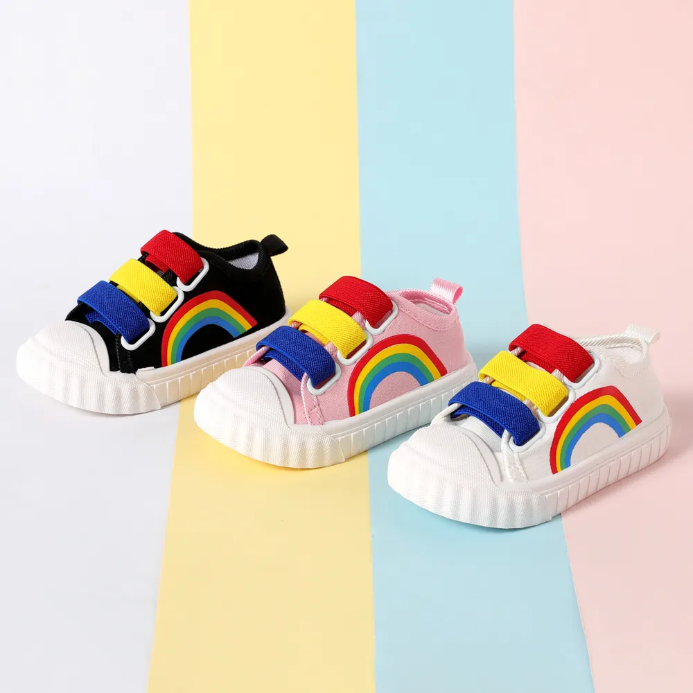 Toddler/Kid Rainbow Pattern Texture Casual Shoes  big image 7