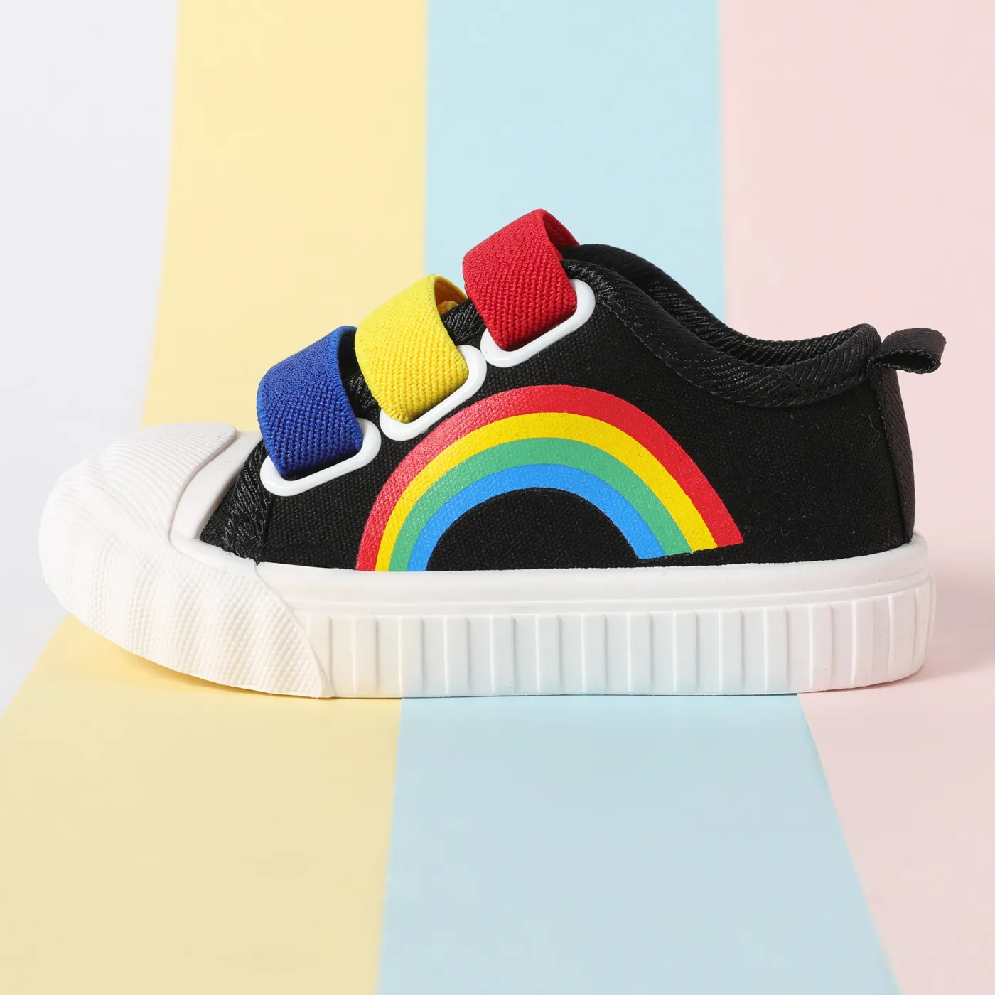 Toddler / Kid Rainbow Pattern Texture Casual Shoes