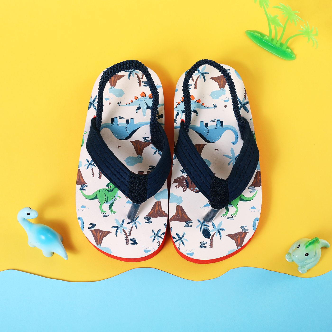 

Toddler/Kid Unicorn Rainbow Print Flip-flops Slippers