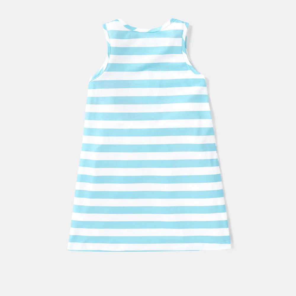 The Smurfs Toddler Girl Naia™ Stripe/Lemon & Character Print Tank Dress big image 2