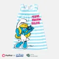 The Smurfs Toddler Girl Naia™ Stripe/Lemon & Character Print Tank Dress  image 1