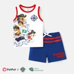 PAW Patrol Toddler Girl/Boy 2pcs Naia™ Character Print Tank Top and Striped Shorts Set Red