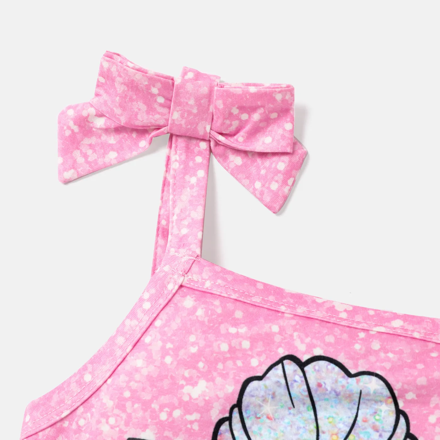 L.O.L. SURPRISE! Toddler/Kid Girl 2pcs Naia™ Character Print Camisole and Stars Print Skirt Set Light Pink image 3