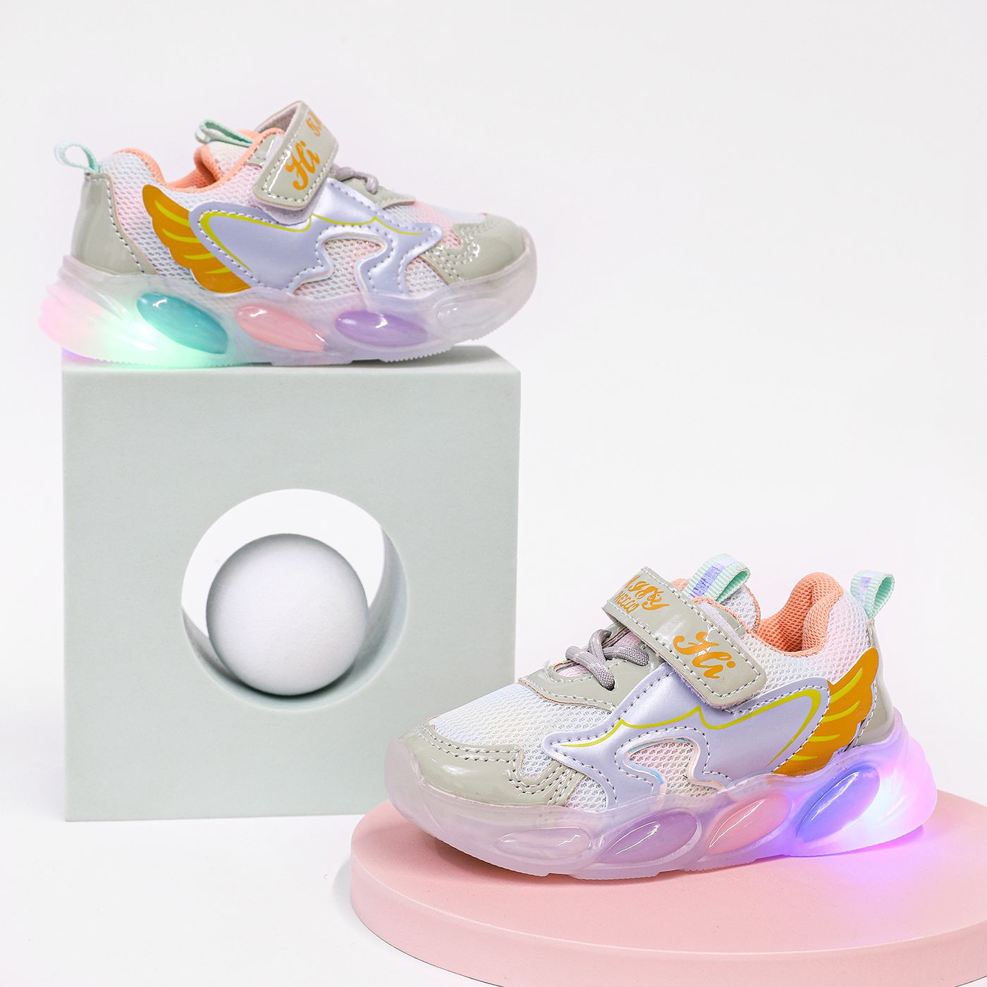 

Toddler/Kid Letters Print Breathable Sport Shoes
