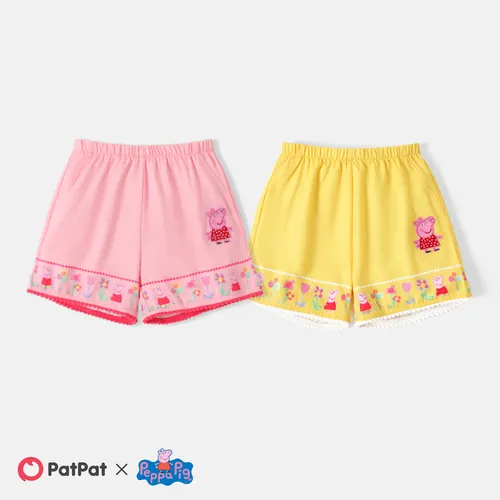 Peppa Pig Toddler Girl Scallop Trim Shorts