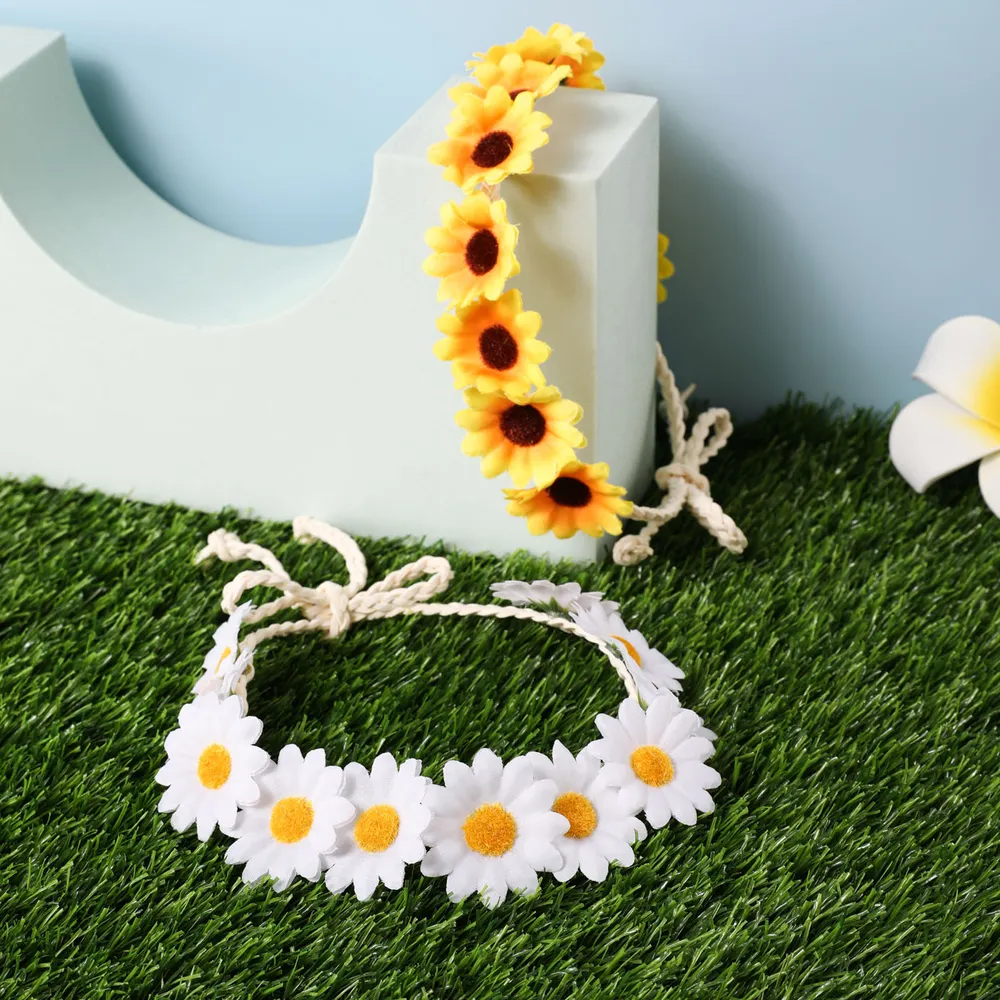 2-pack Women/Kid Sunflower Decor Hair Band big image 6