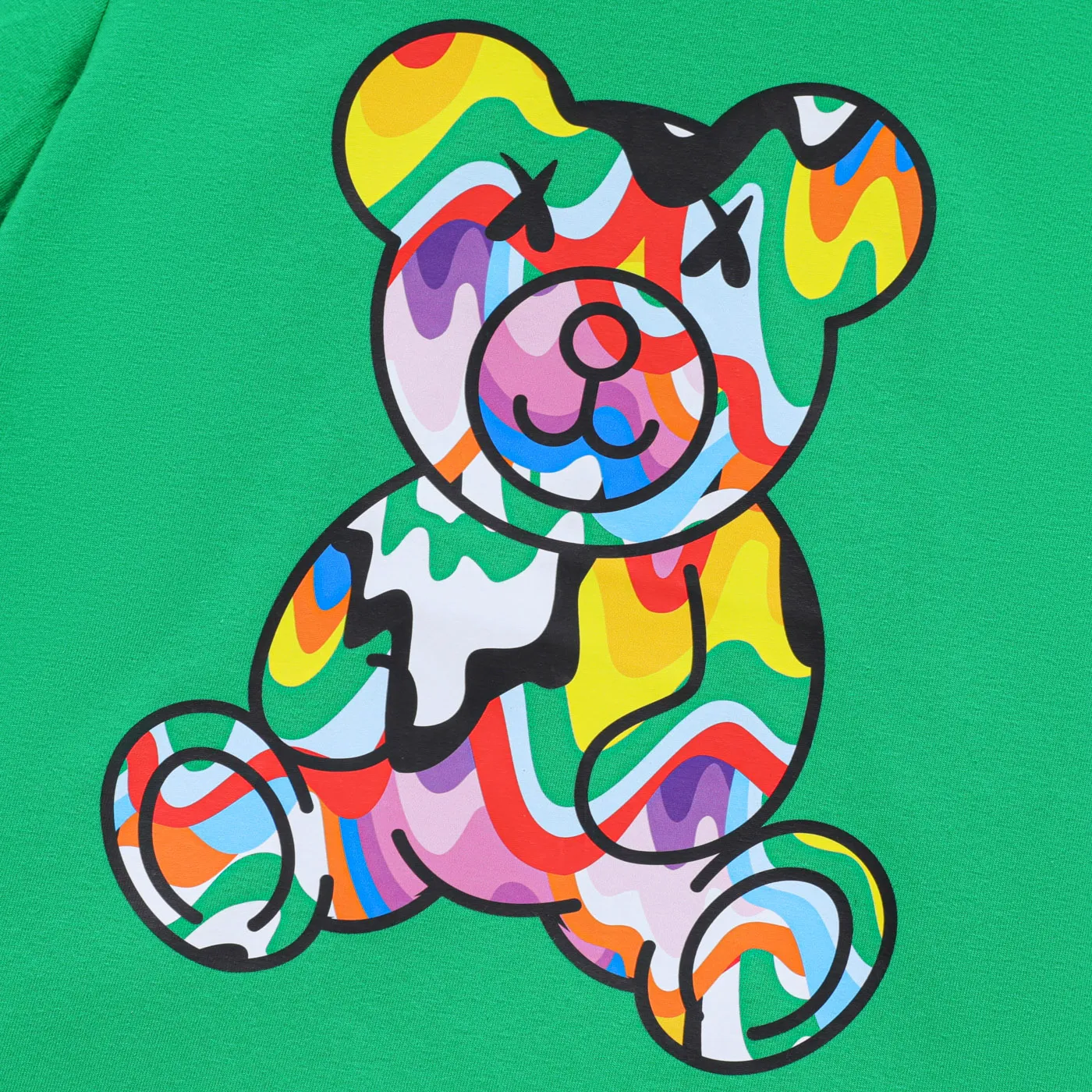 Kid Boy Cotton Little Bear Print Short-sleeve Tee  image 4