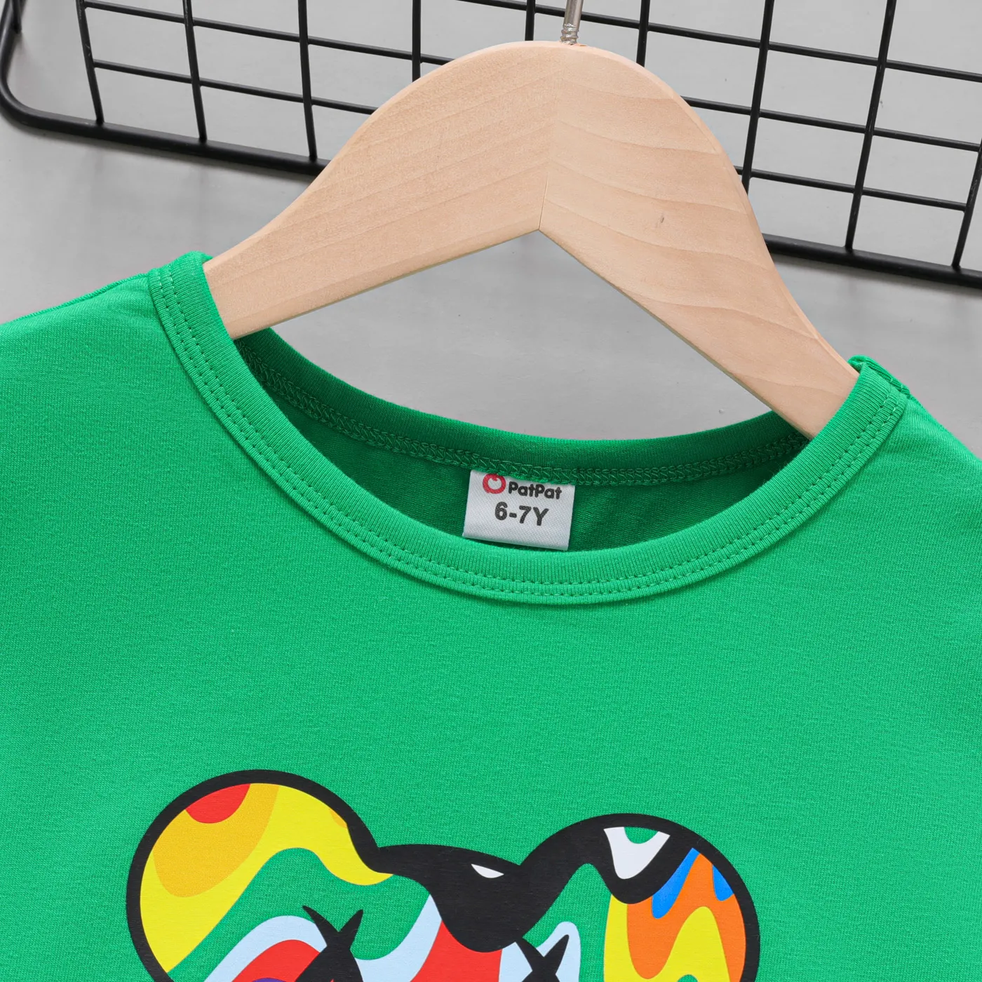 Kid Boy Cotton Little Bear Print Short-sleeve Tee  image 5