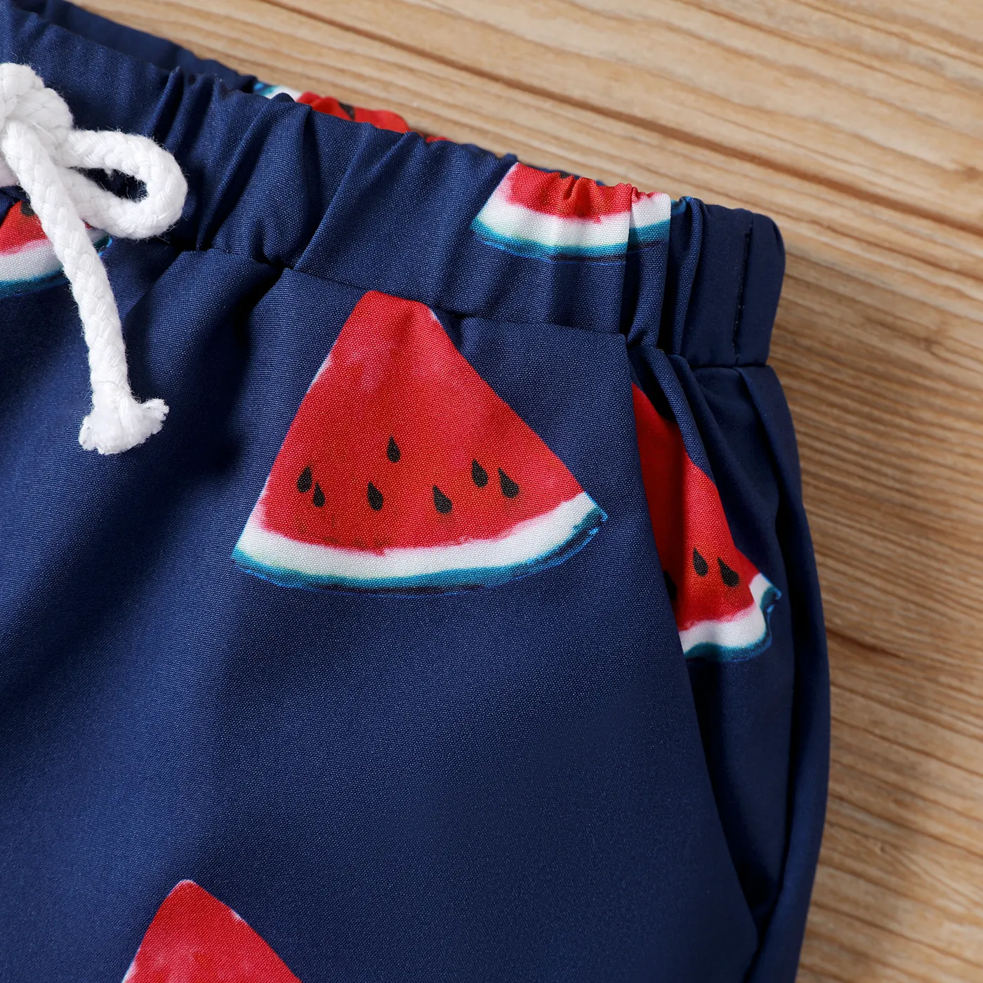 Toddler Girl/Boy Allover Print Shorts royalblue image 3