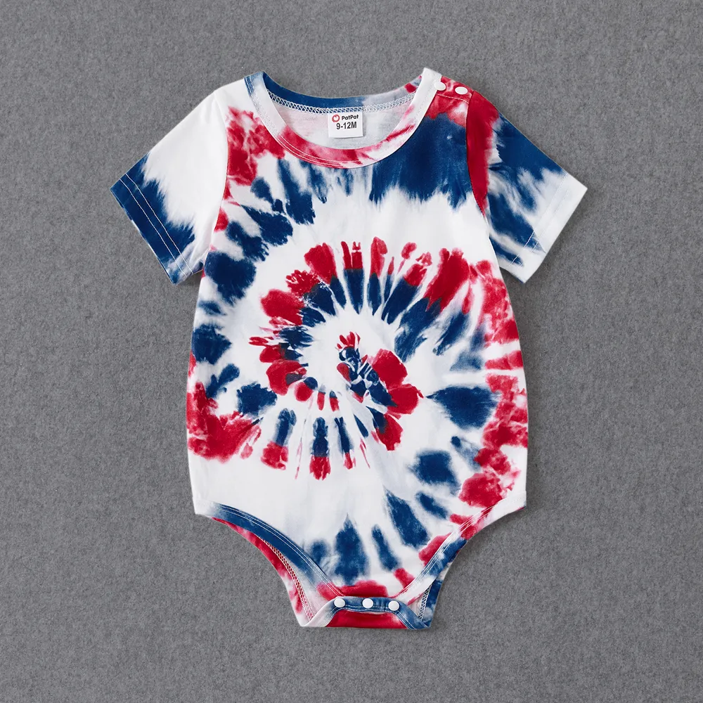 Independence Day Family Matching Tie Dye Short-sleeve Tee  big image 1