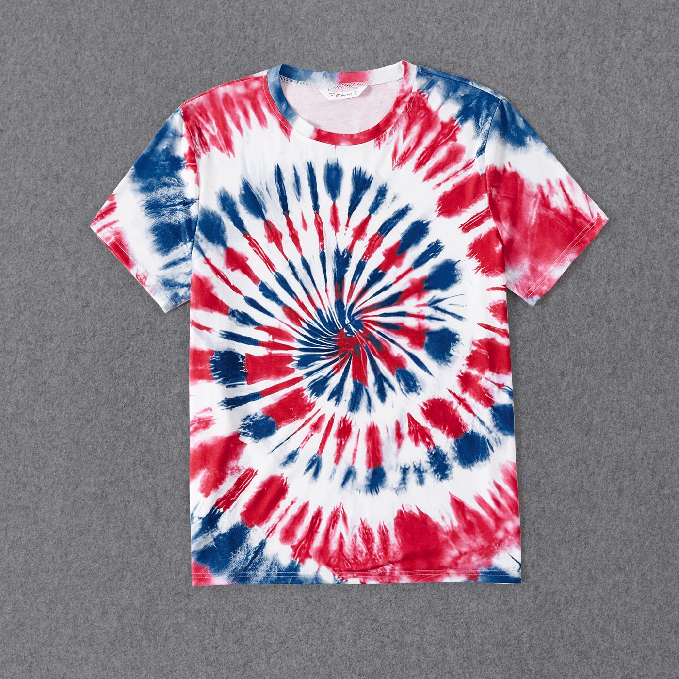 Independence Day Family Matching Tie Dye Short-sleeve Tee