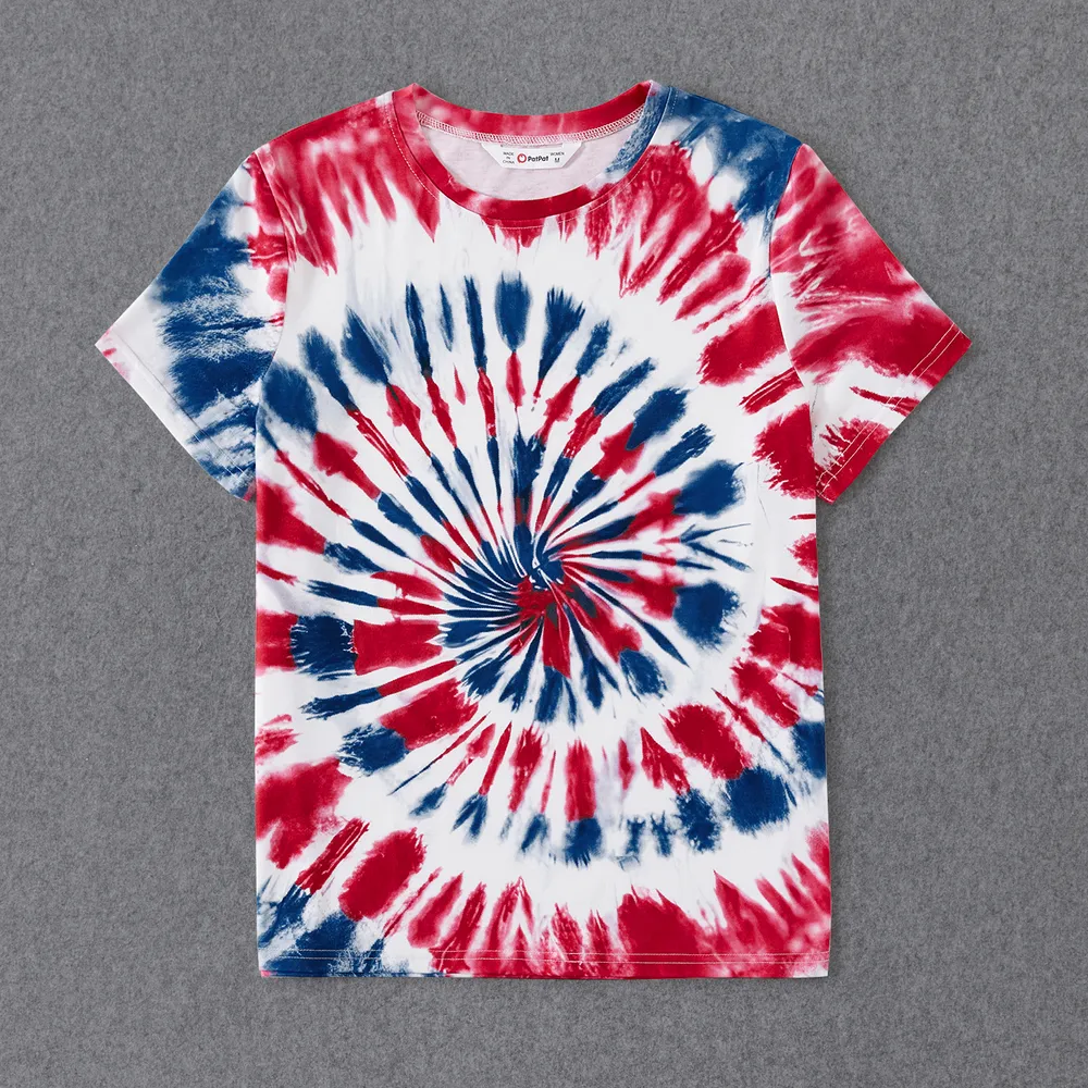 Independence Day Family Matching Tie Dye Short-sleeve Tee  big image 14