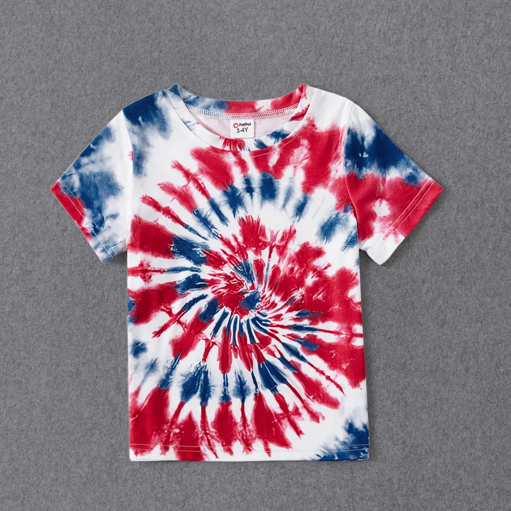 Independence Day Family Matching Tie Dye Short-sleeve Tee  big image 6