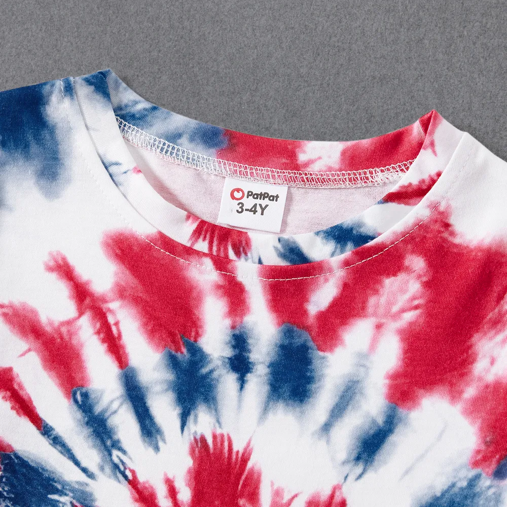 Independence Day Family Matching Tie Dye Short-sleeve Tee  big image 8