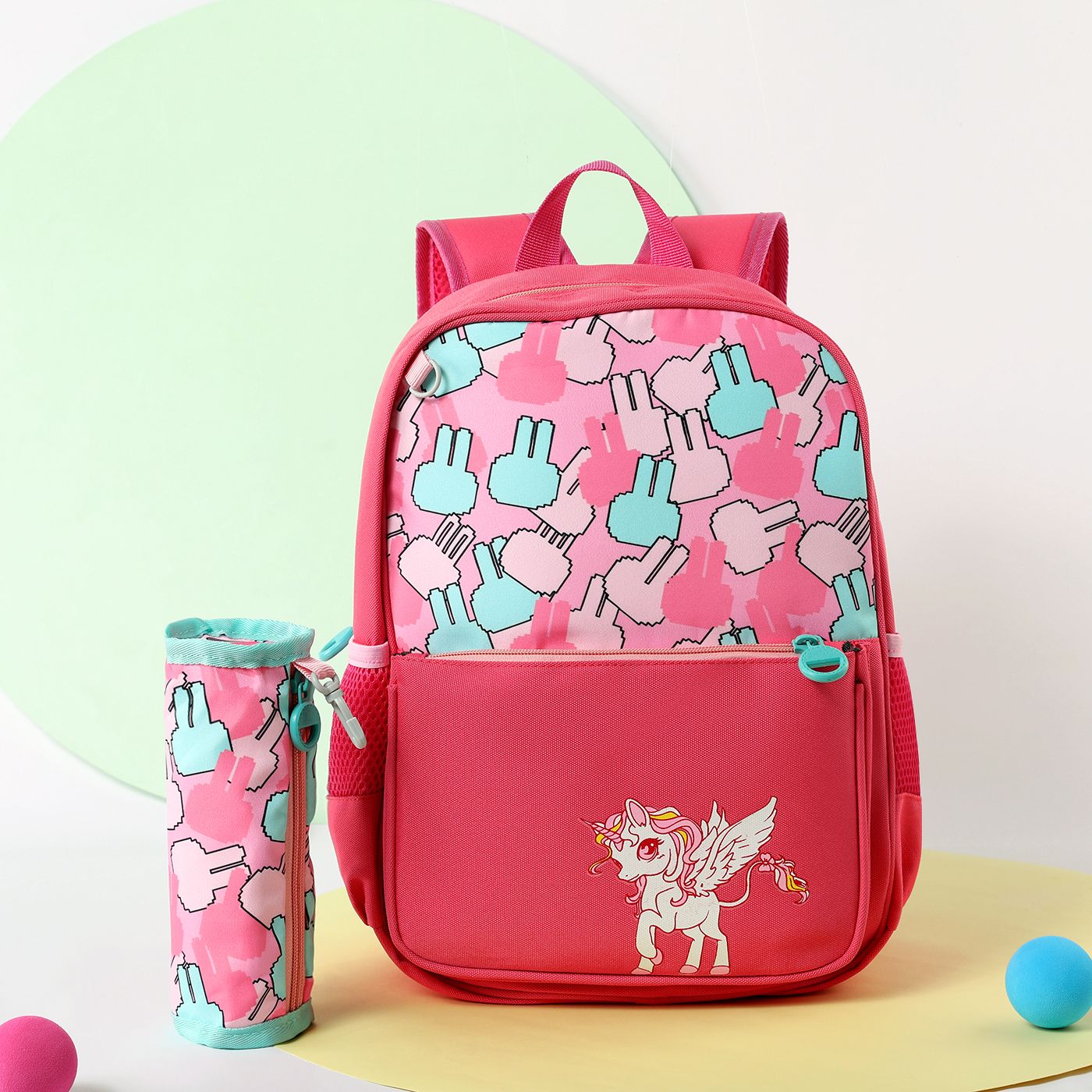 

Toddler/Kid Fashion Unicorn Print Backpack