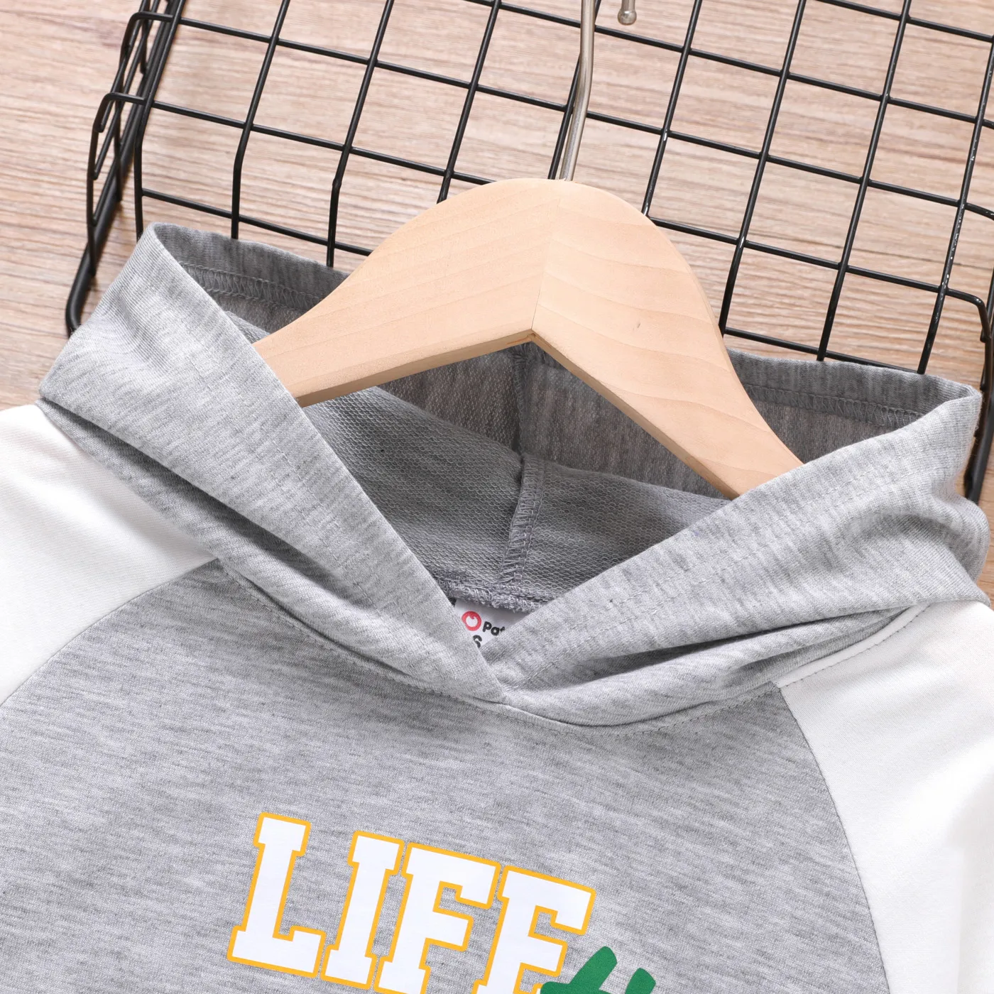 Kid Boy Letters Graphic Long-sleeve Hoodie   image 4