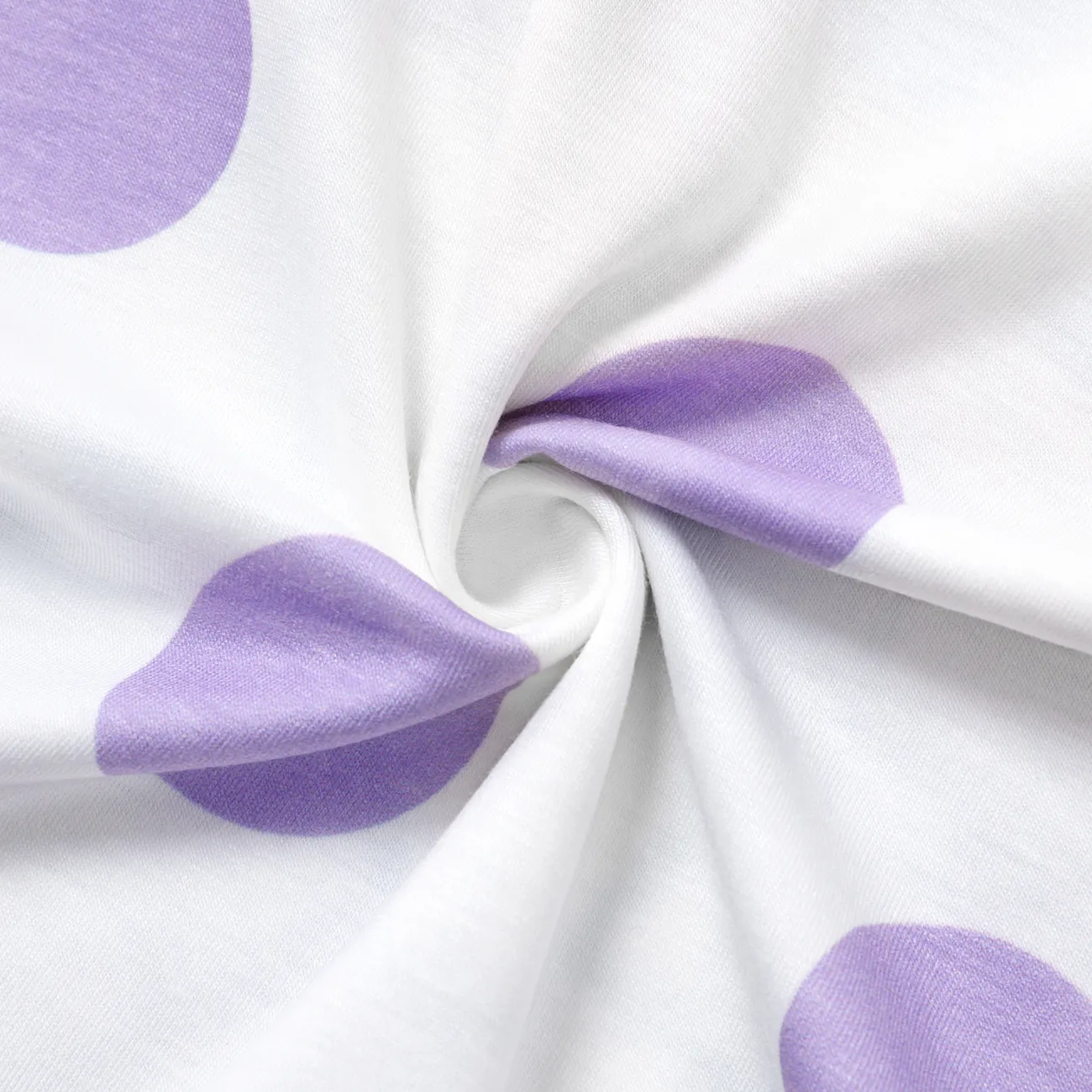 Purple - Disney Mickey and Friends Baby Girl/Boy Naia™ Character & Polka Dots/Stripe Print Jumpsuit - image 3