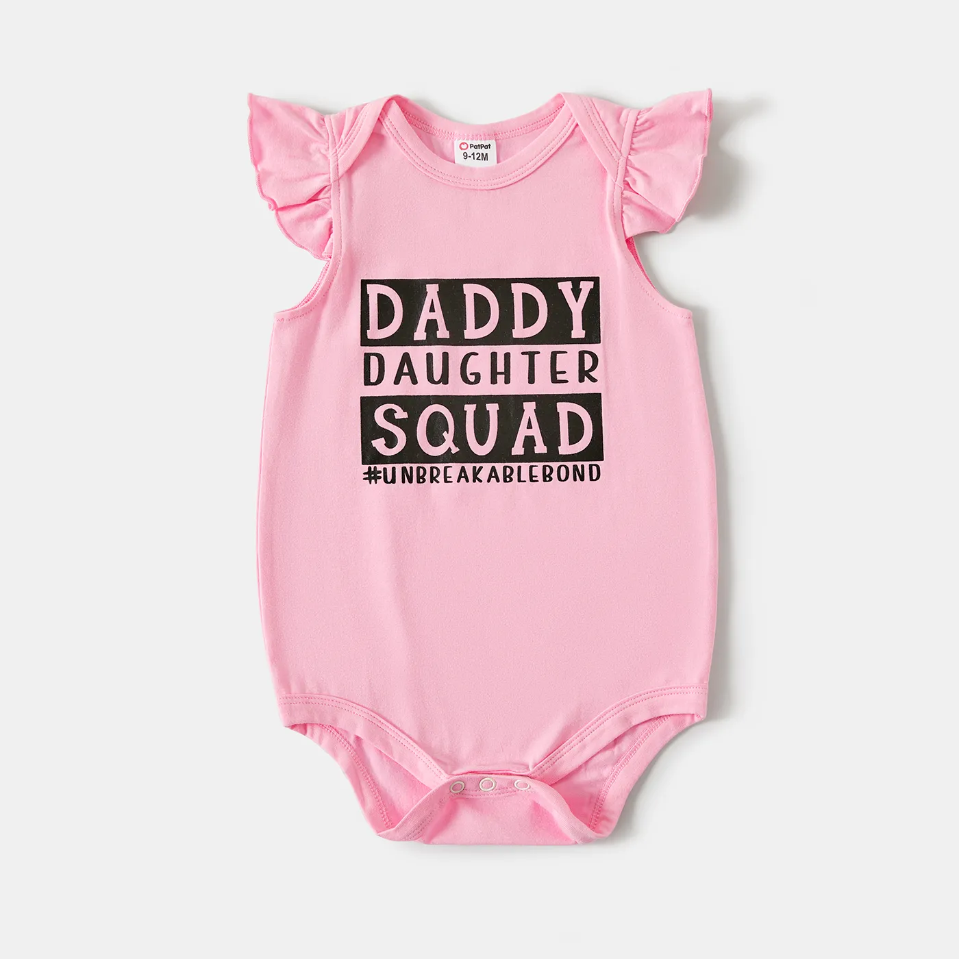 Daddy and Me Letter Print Short-sleeve Cotton Tee  image 1