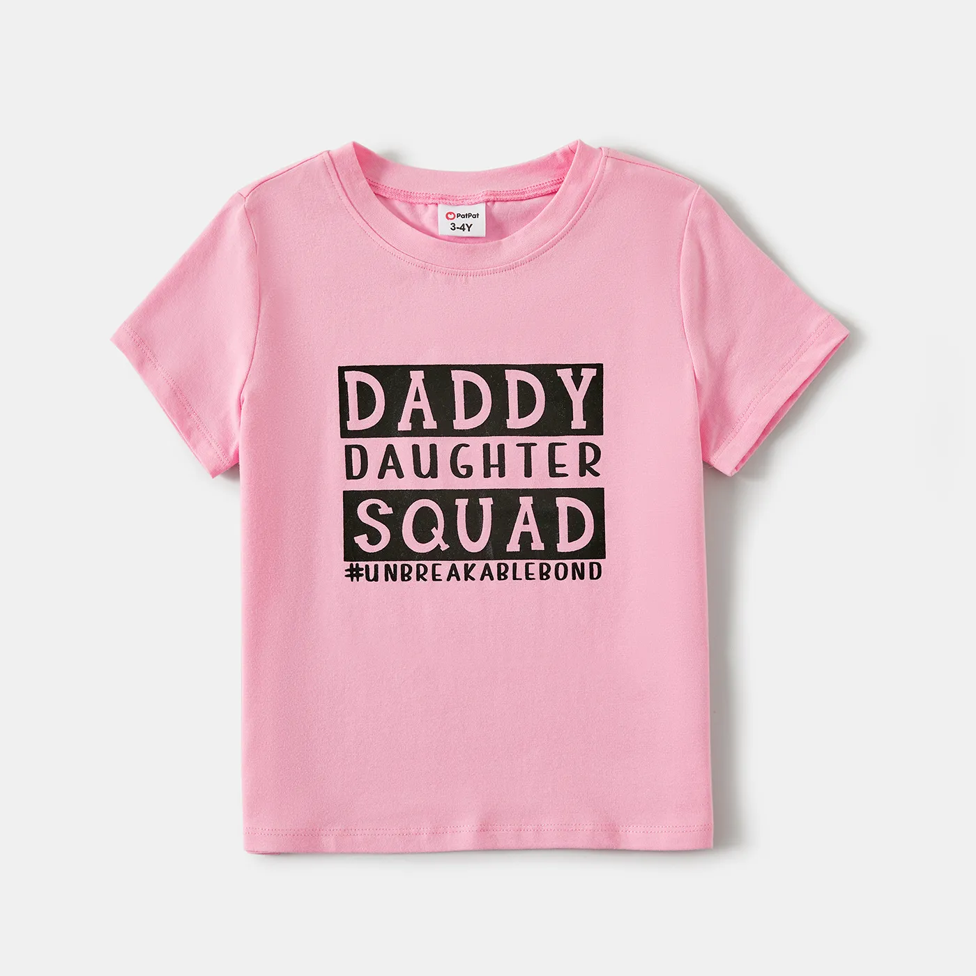 Daddy and Me Letter Print Short-sleeve Cotton Tee  image 5