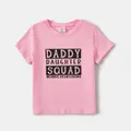 Daddy and Me Letter Print Short-sleeve Cotton Tee  image 5