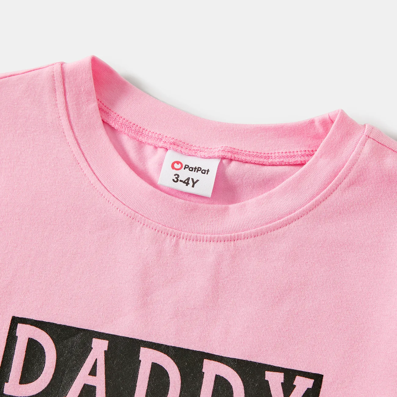 爸爸寶寶裝 上衣 粉色 big image 1