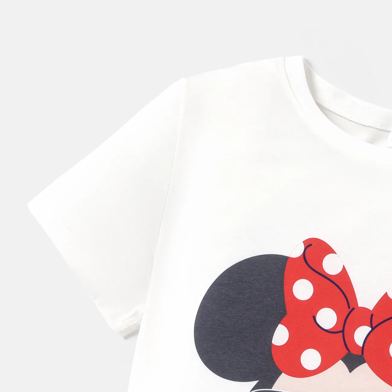 Disney Mickey and Friends 全家裝 母親節 短袖 親子裝 上衣 白色 big image 1