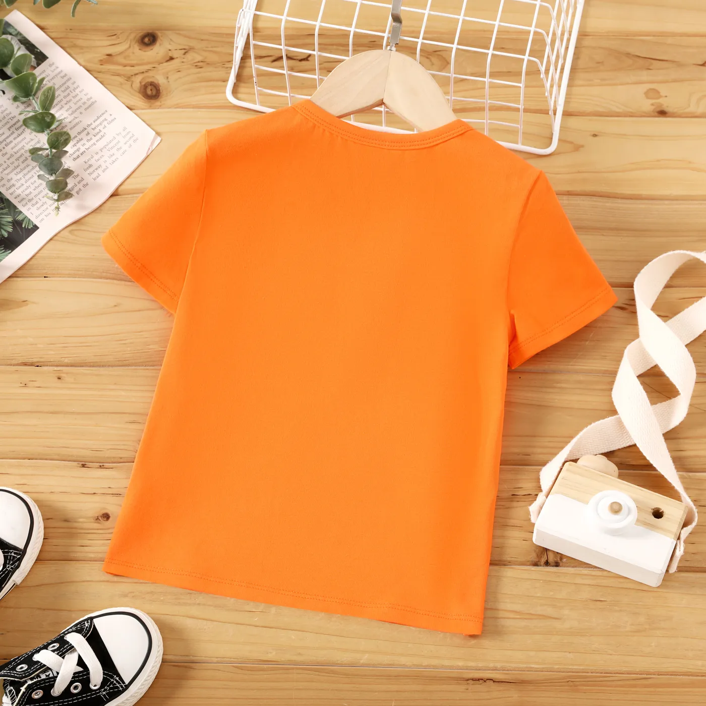 Toddler Boy Funny Face Print Short-sleeve Tee  image 2