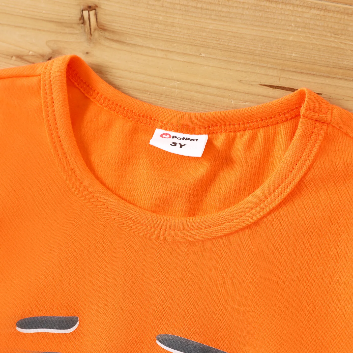 Toddler Boy Funny Face Print Short-sleeve Tee  image 3