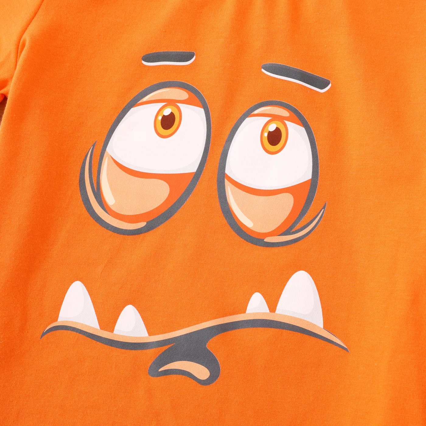 Toddler Boy Funny Face Print Short-sleeve Tee  image 4